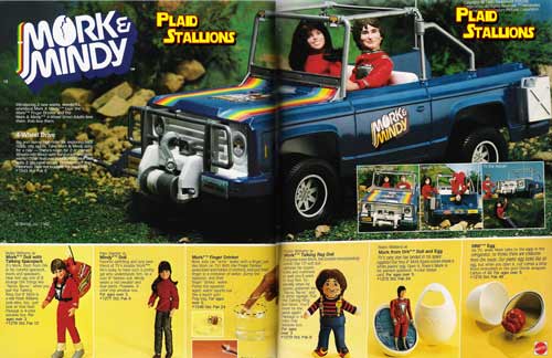 Mork and Mindy line from mattel