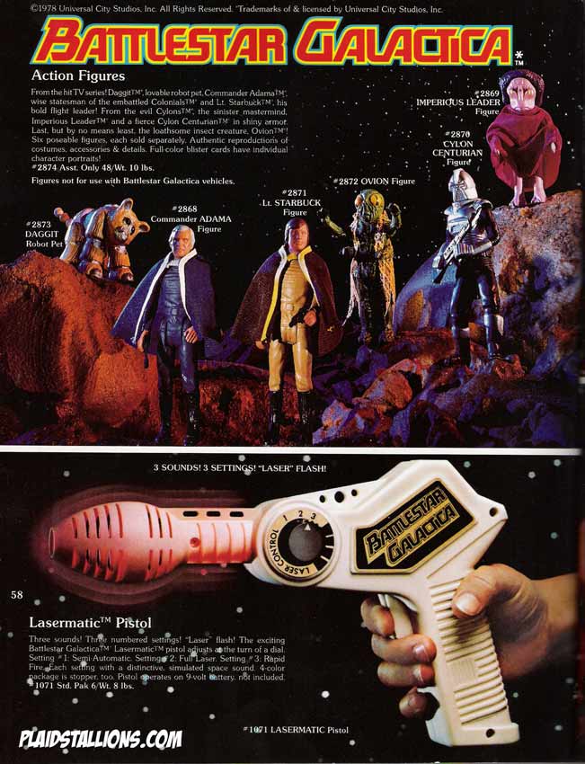 1979 Battlestar Galactica Action Figures