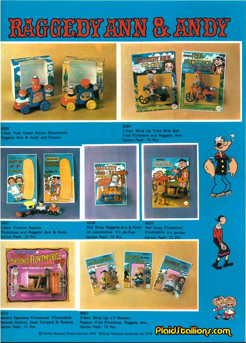 1974 AHI Raggedy Anne and Andy Catalog