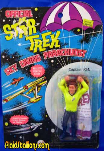 Azrak star trek parachute captain kirk