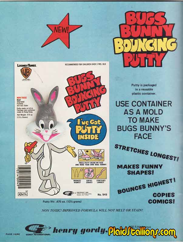 Bugs Bunny Putty