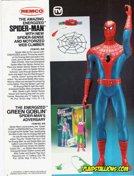 Remco Energized Spider-Man