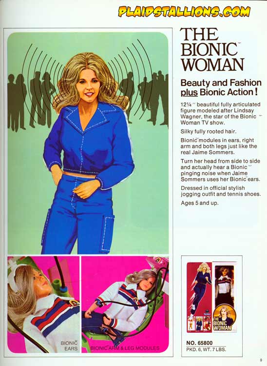 Bionic Woman I Man from Atlantis I Kenner I 1978 Catalog I