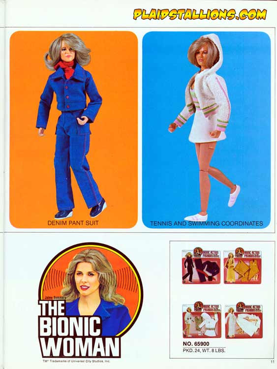 Kenner Toys 1976 Catalog I Six Million Dollar Man I Maskatron I Bionic Woman  I