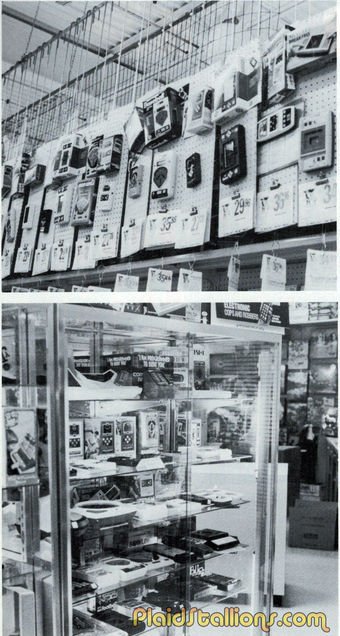 Electronic Games in a toystore circa 1980