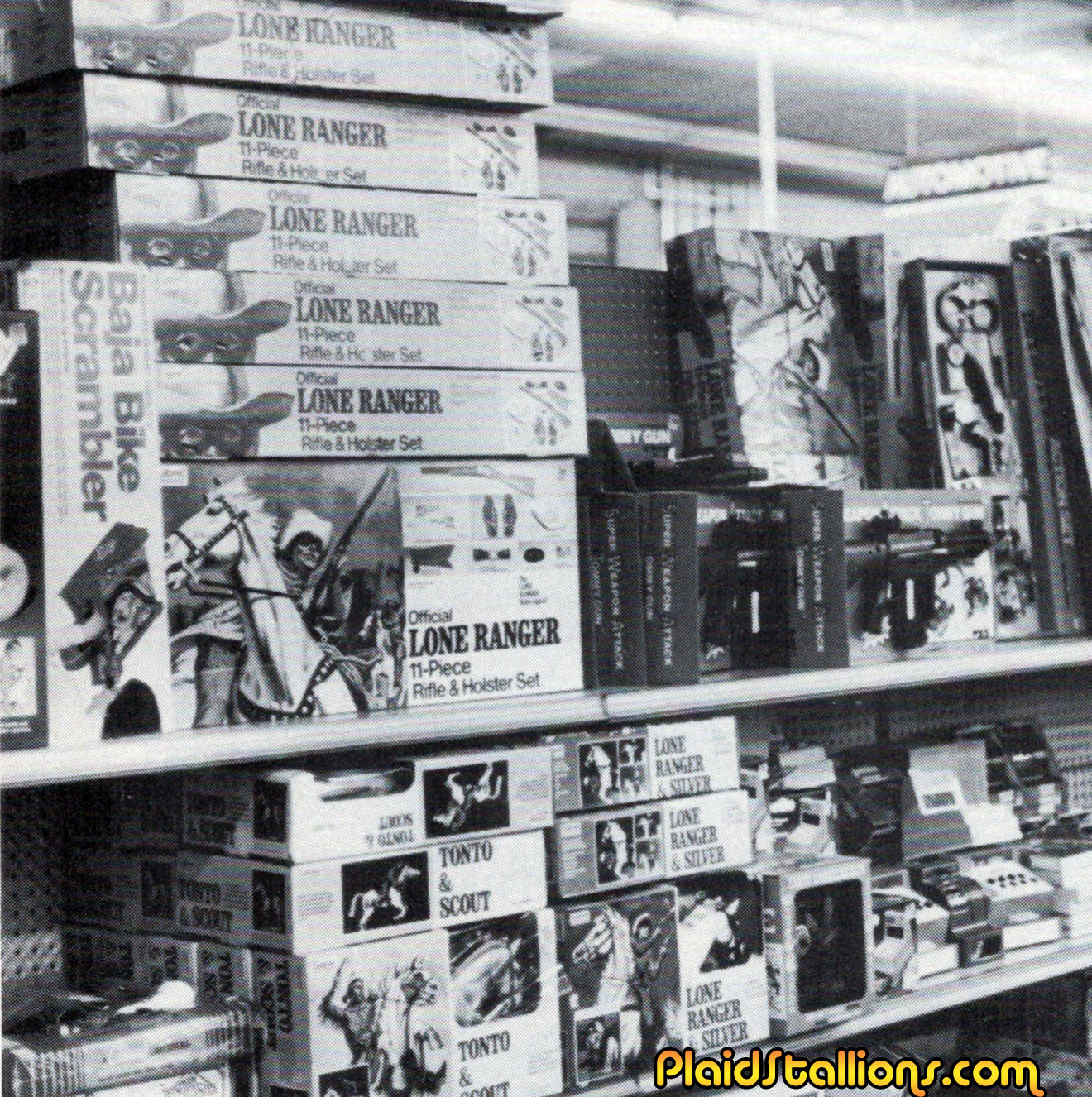Lone Ranger Toys on display in 1980