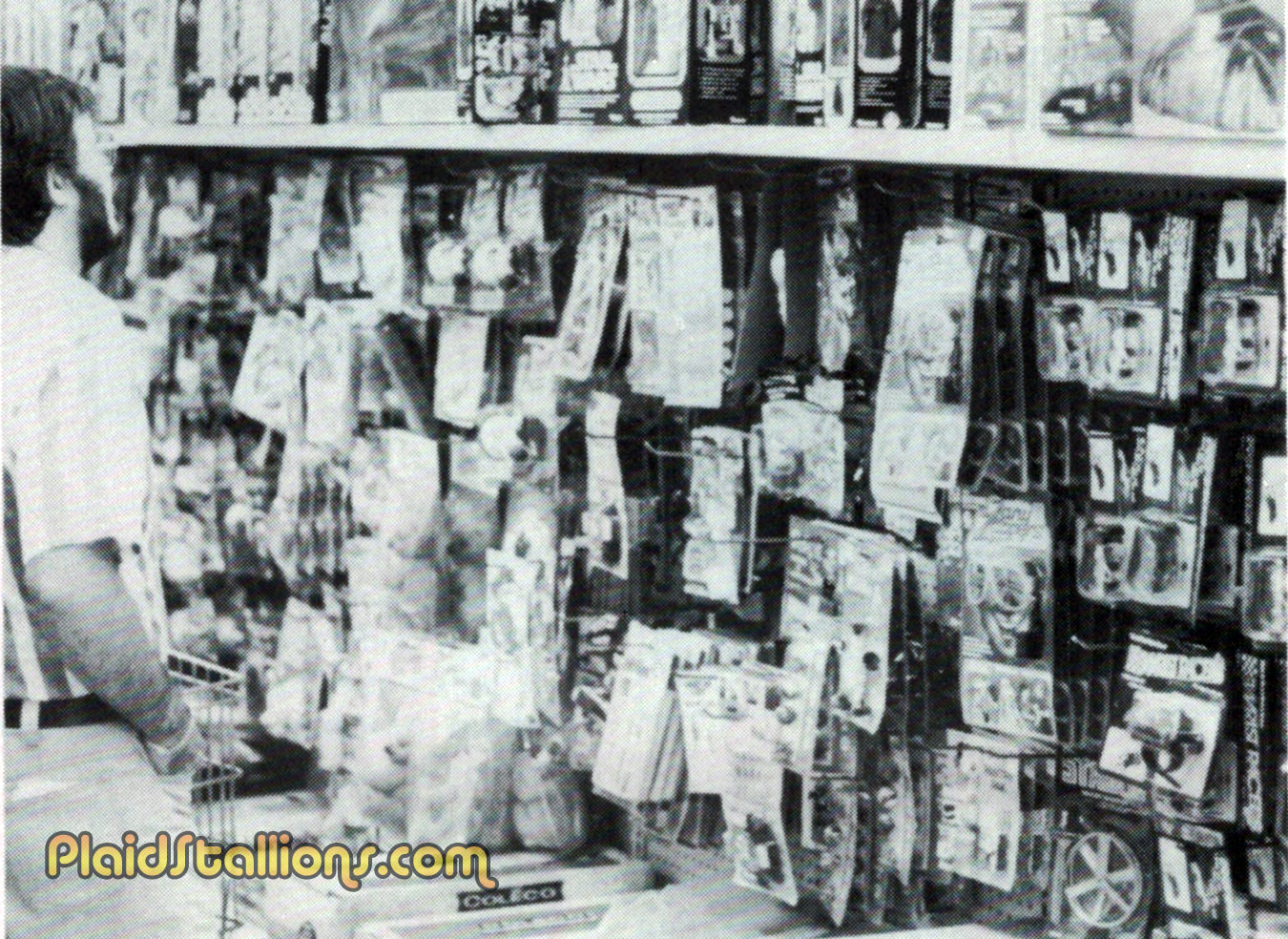 A display of Rack Toys in 1981 
