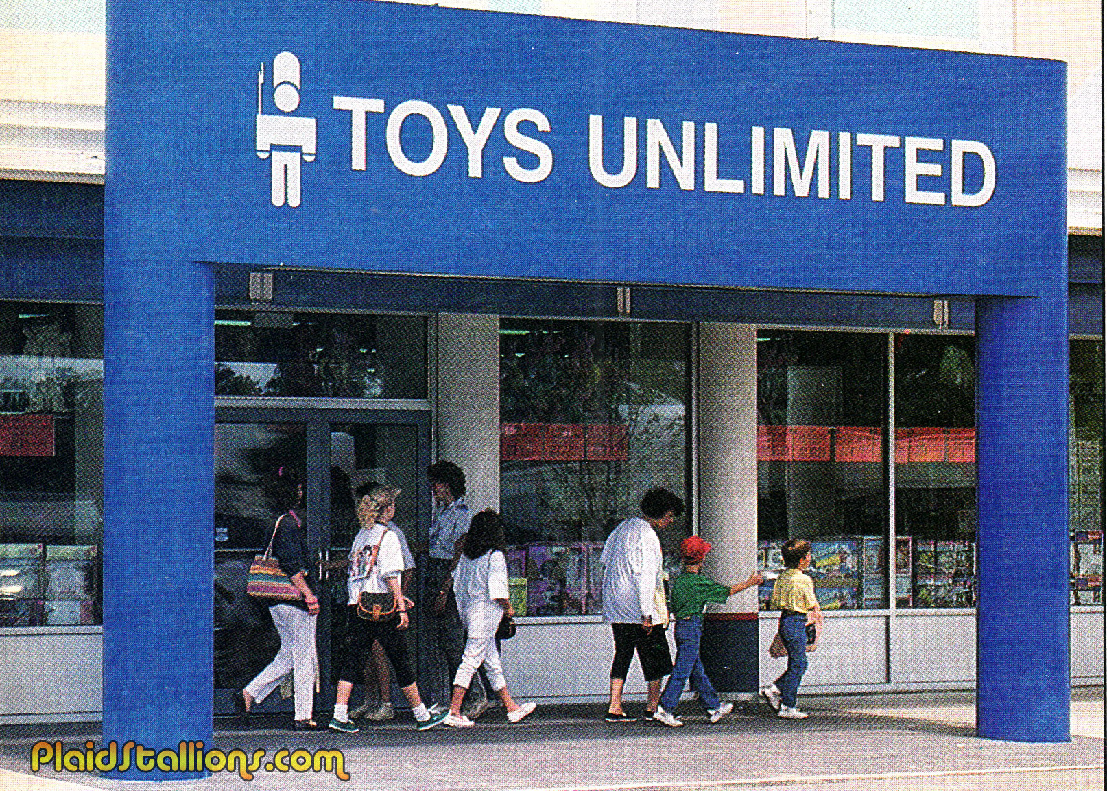 toys Unlimited store in 1990 