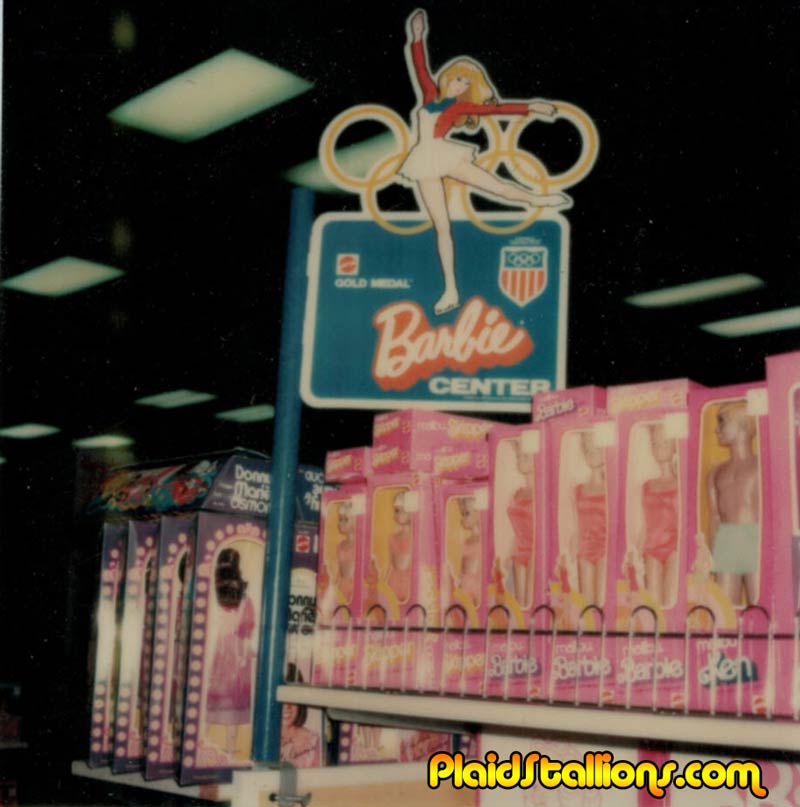 Display of Osmond Dolls in 1977