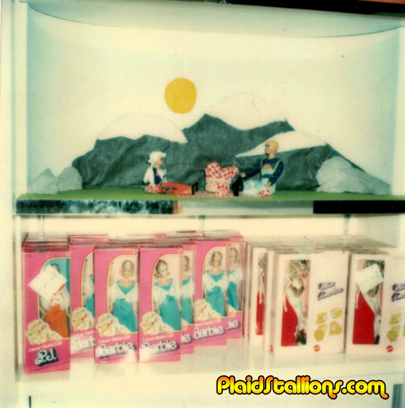 bamberger's Barbie display in 1977 