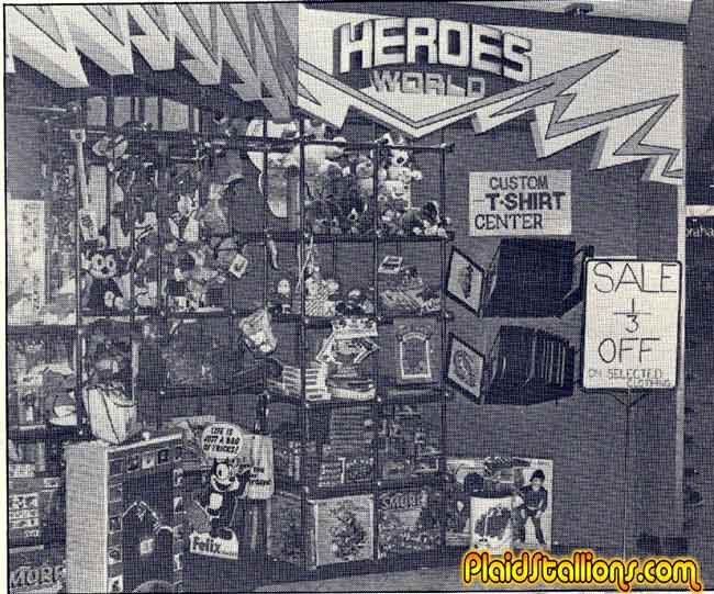 Heroes World Store- Vintage Toy Store Photos