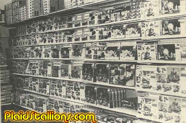 vintage lego display