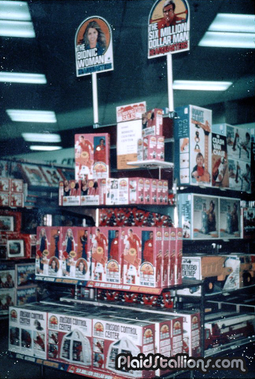 Kenner Bionic Man toys in 1977