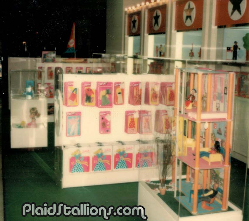 1977 Barbie store display