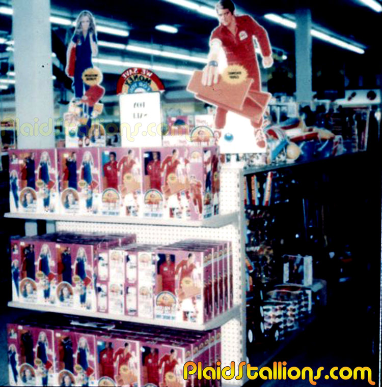 Kenner Bionic Man store Display
