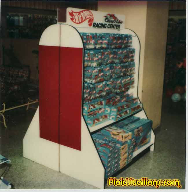 hot wheels display from 1979