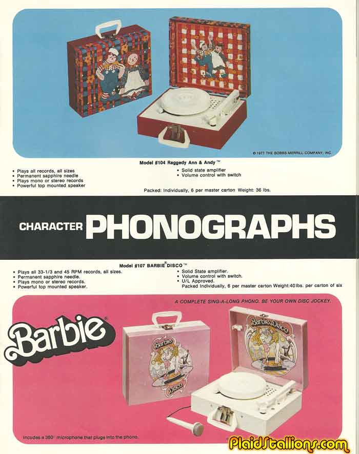Barbie Record Players