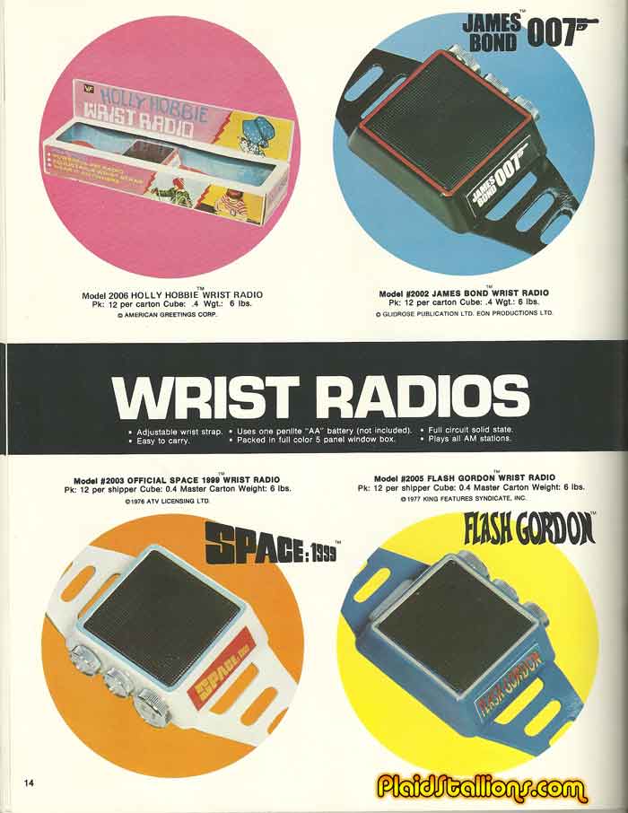 space:1999 wrist radio
